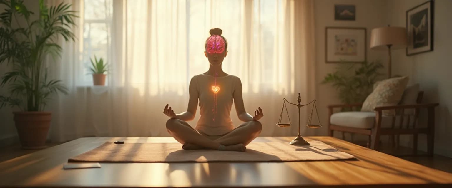 Person practicing the basics of emotional intelligence with simple daily exercises