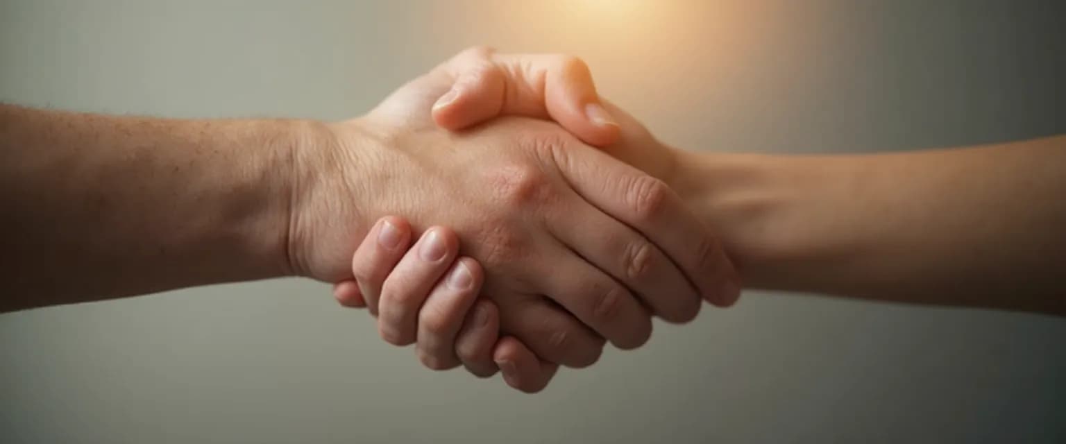 Supportive hand gestures to comfort a friend who lost a loved one