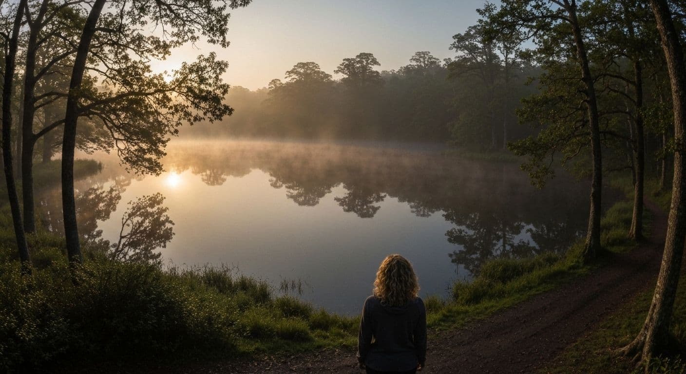 Person looking thoughtfully forward representing the journey of moving on after a breakup with patience and self-compassion