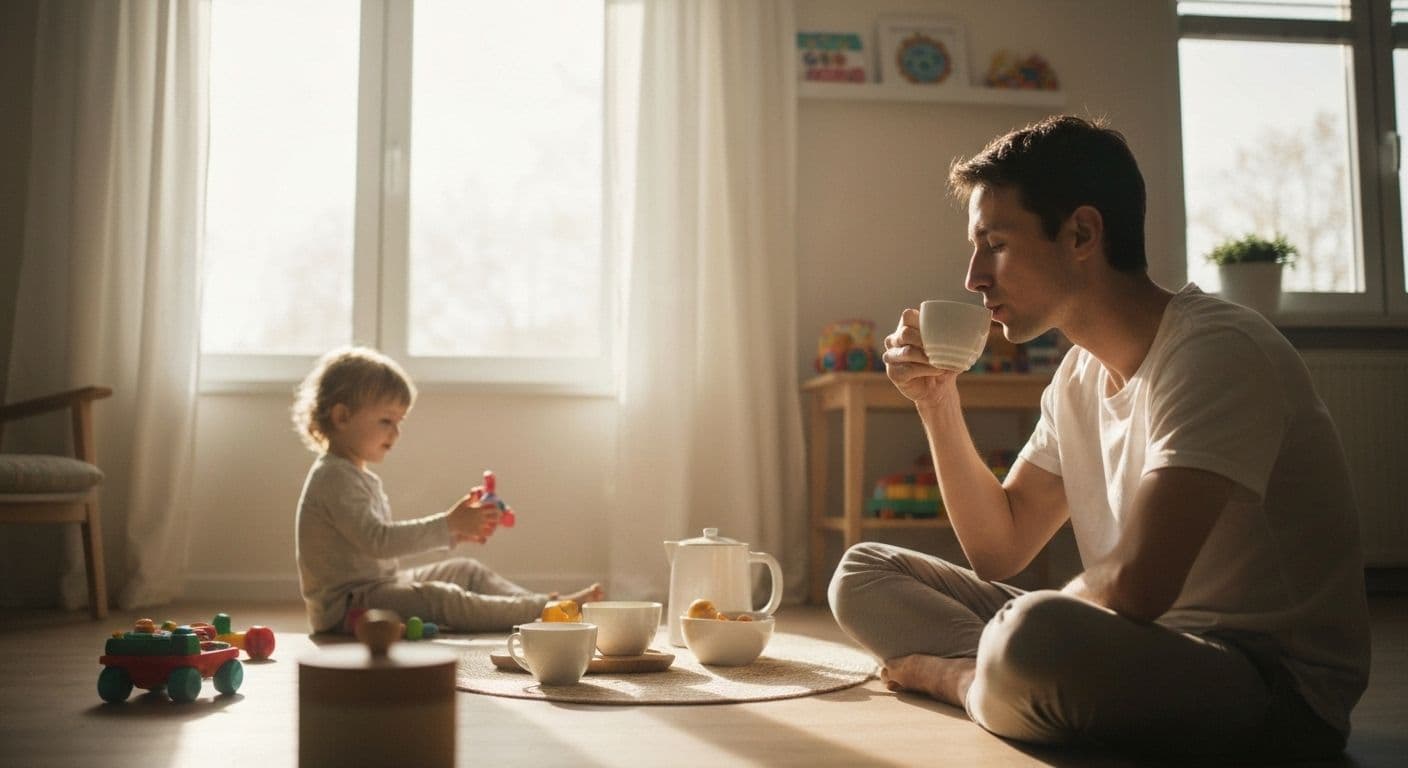 Working parent practicing my year of living mindfully during daily commute without adding extra tasks to schedule