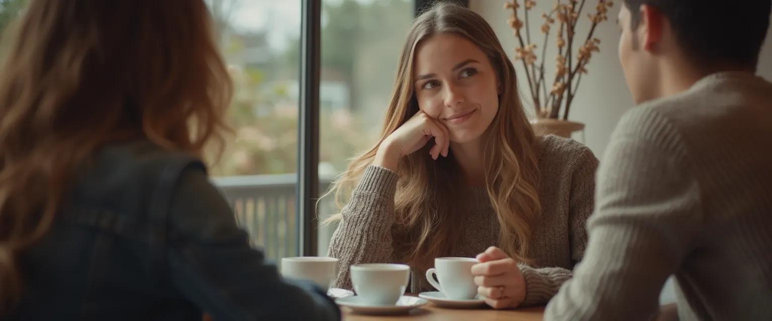 Introvert building confidence in social skills through authentic connection