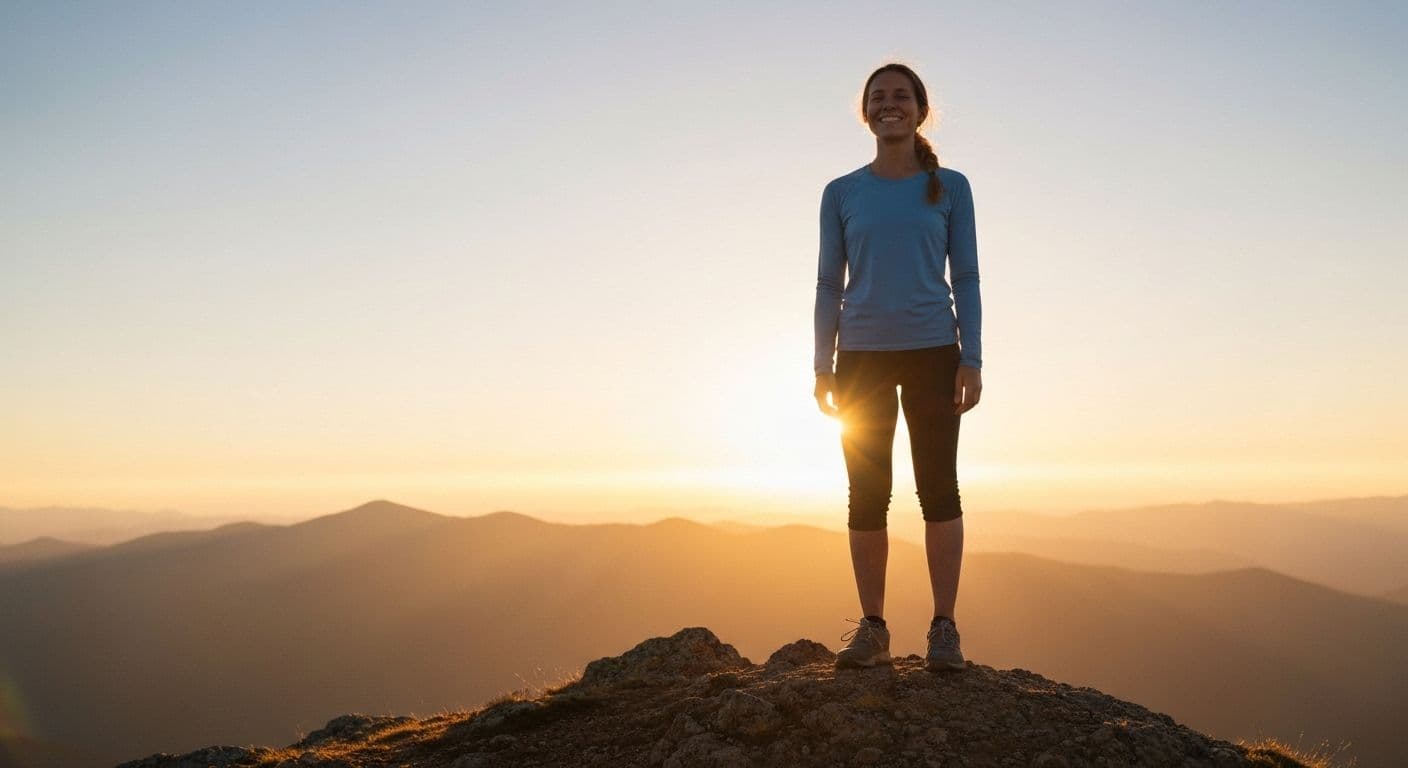 Person reflecting on their strengths while developing personal confidence and self awareness authentically
