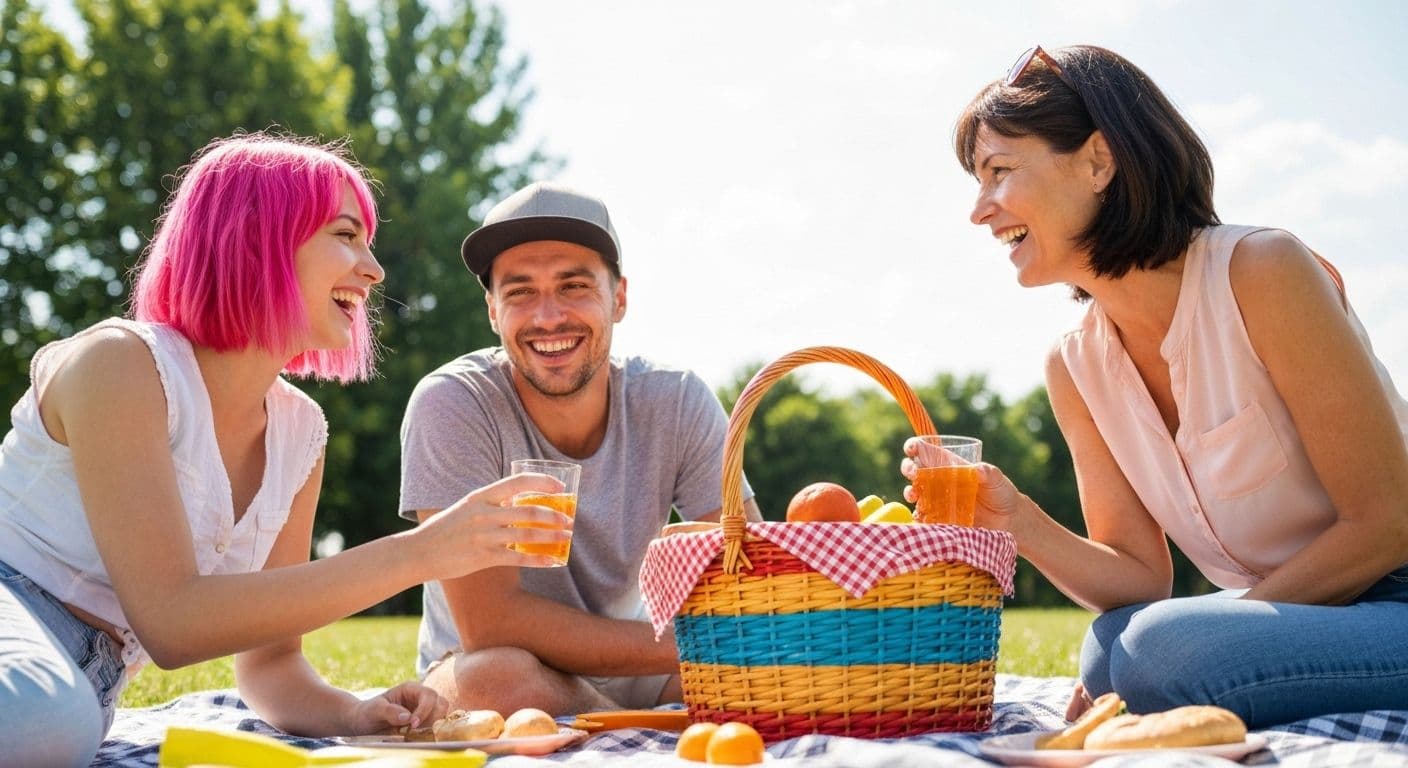 Person practicing self awareness in social psychology during a group conversation, showing mindful communication