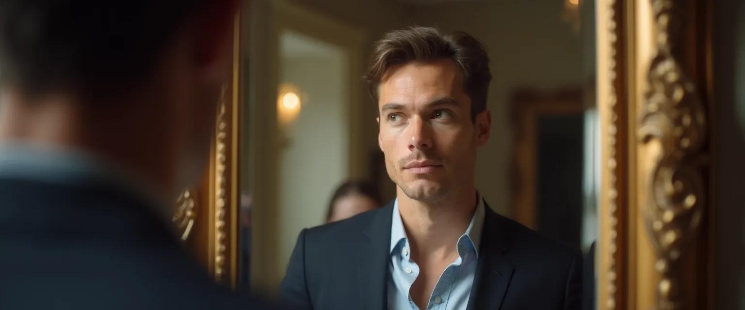 Business leader practicing self-awareness as key to effective leadership