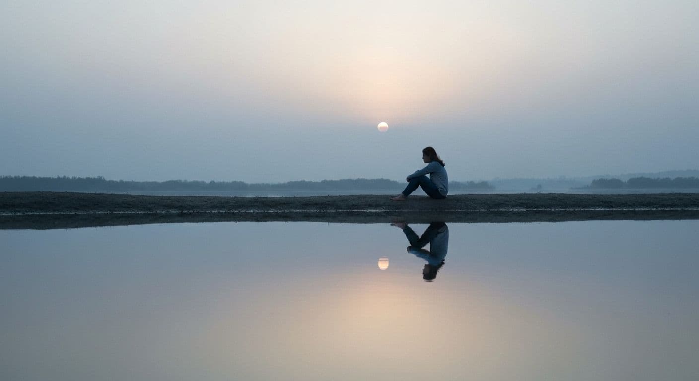 Person reflecting thoughtfully, illustrating the connection between humility and self awareness for emotional growth