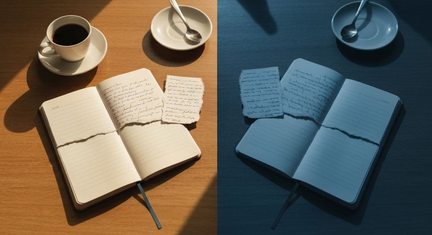 Woman reading Notes on Heartbreak by Annie Lord while learning about science-backed emotional recovery methods