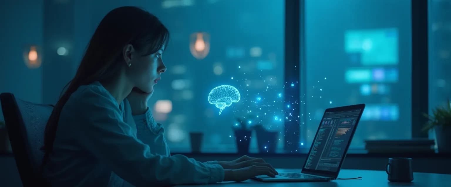 Student using Brainly while practicing emotional self-awareness techniques