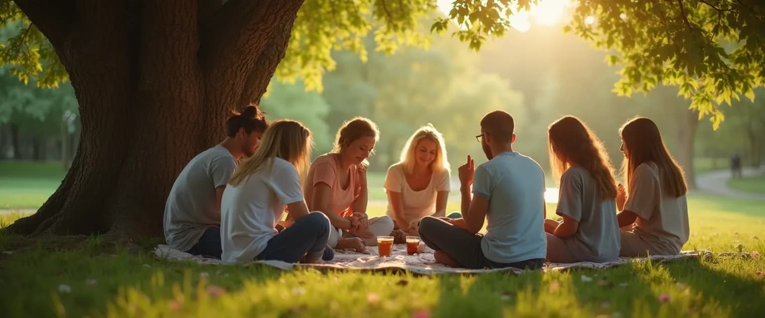 People gathering in a GriefShare support group sharing their healing journey