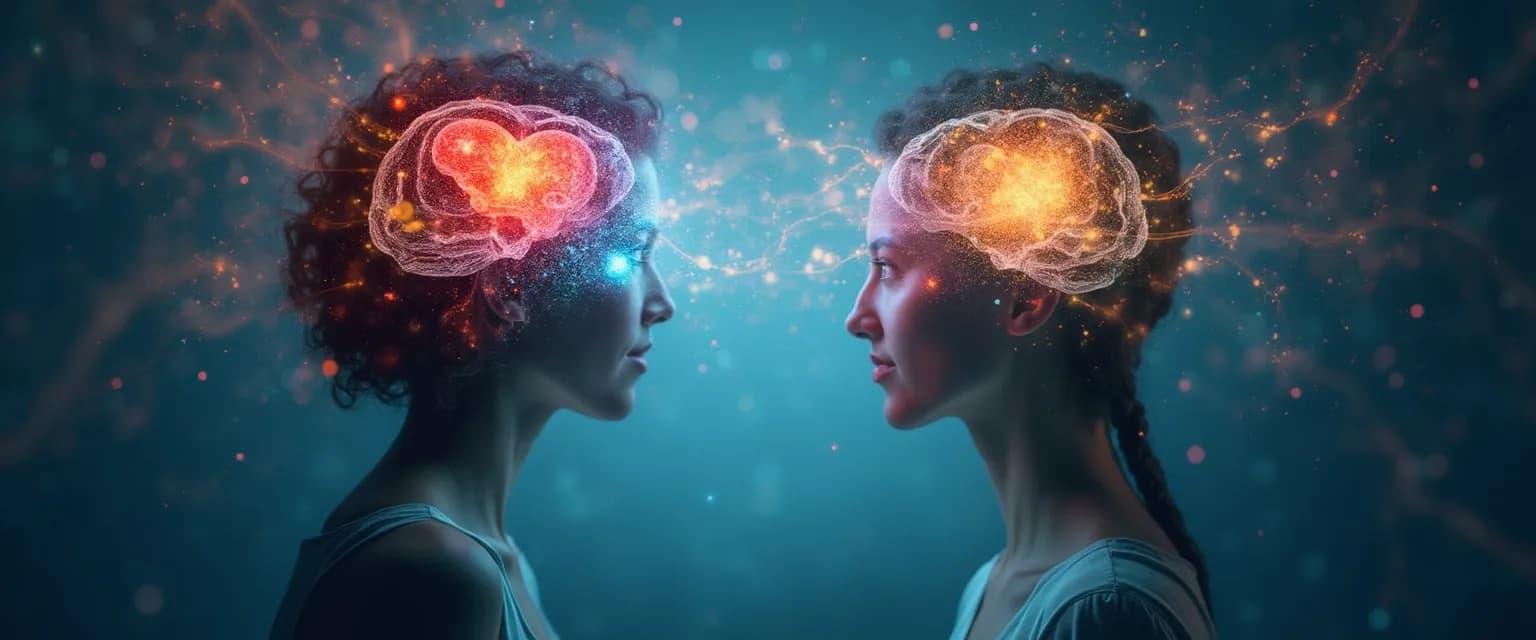 Person reflecting on self-awareness and intelligence connection for emotional growth