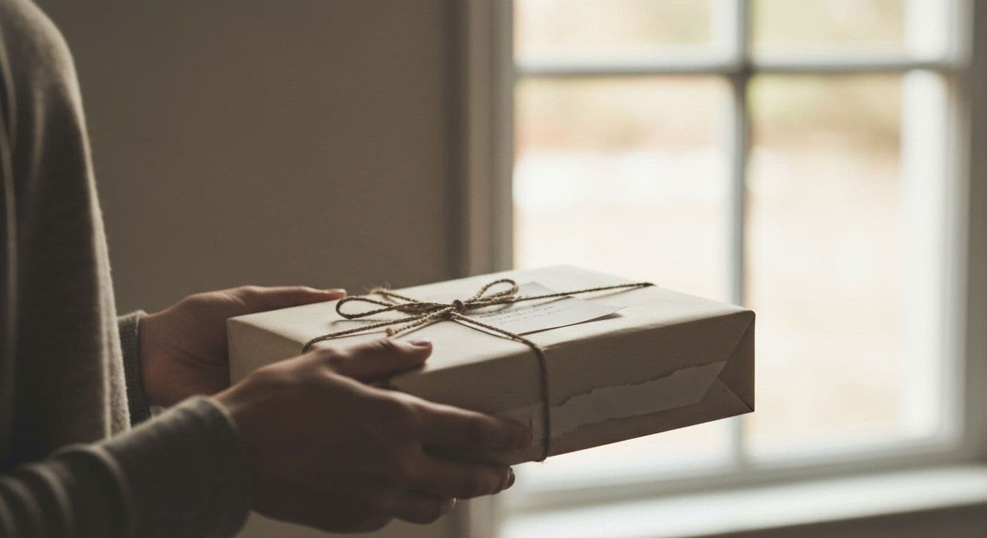 Thoughtful gift for someone who has lost a loved one providing comfort during grief