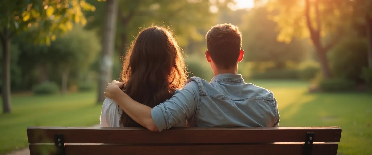 Supportive friend holding hands with someone whose parent is dying