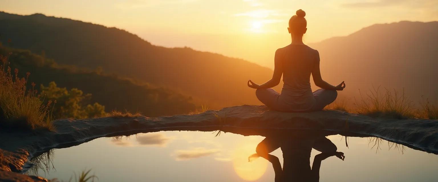 Person practicing self-awareness techniques for better mental health and emotional regulation