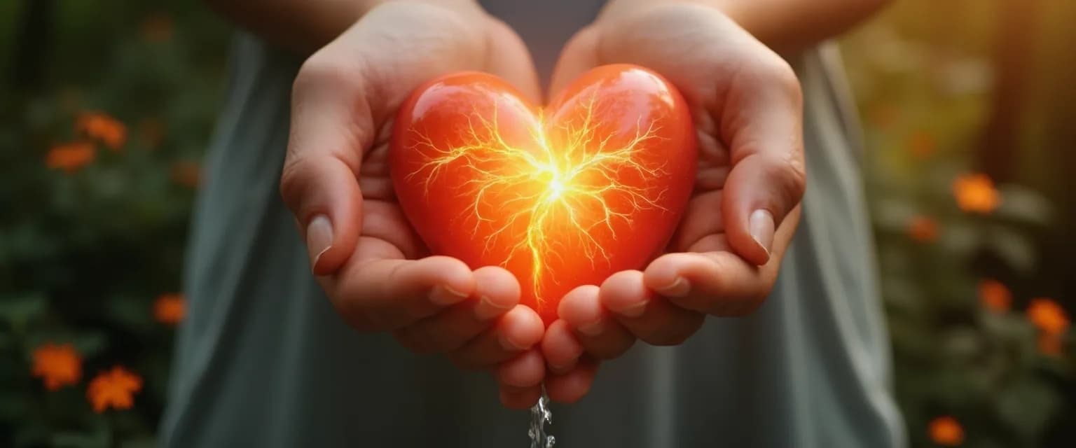 Person practicing mindfulness for finding love after heartbreak