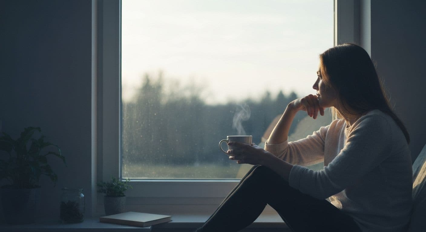 Person practicing self-compassion techniques for heartbreak after breakup recovery