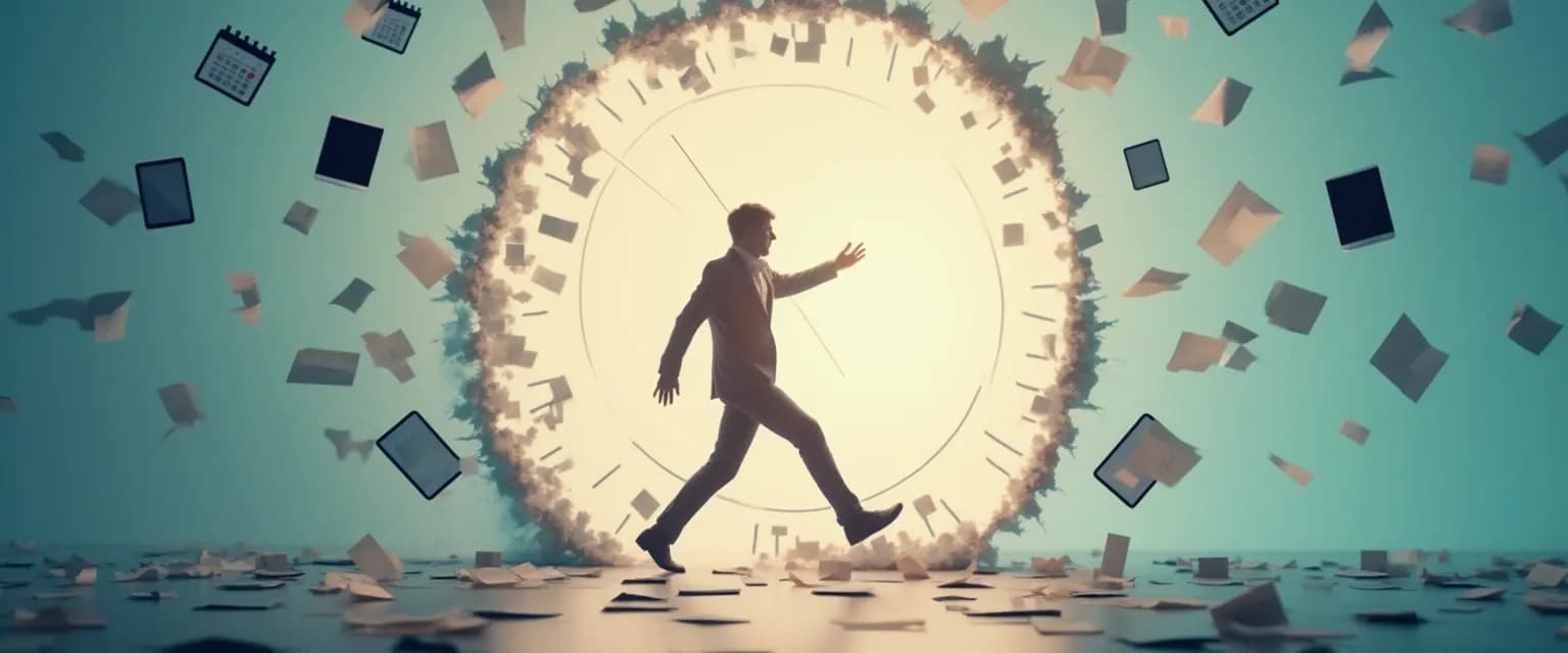 Infographic showing 10 ways to stop procrastinating with 60-second micro-techniques