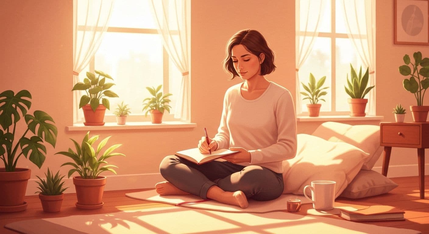 Person actively healing a broken heart through movement and mindful recovery practices