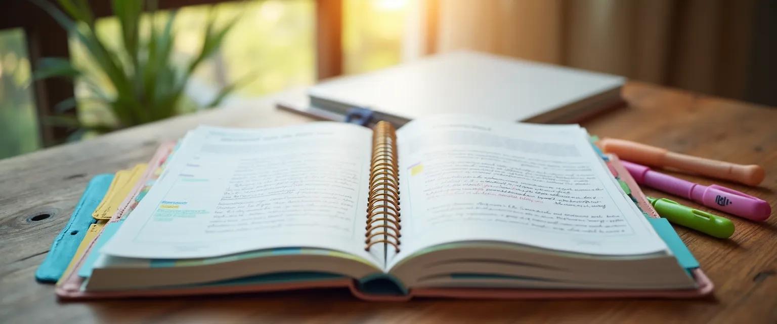 Color-coded guided grief journal showing emotional patterns and healing progress