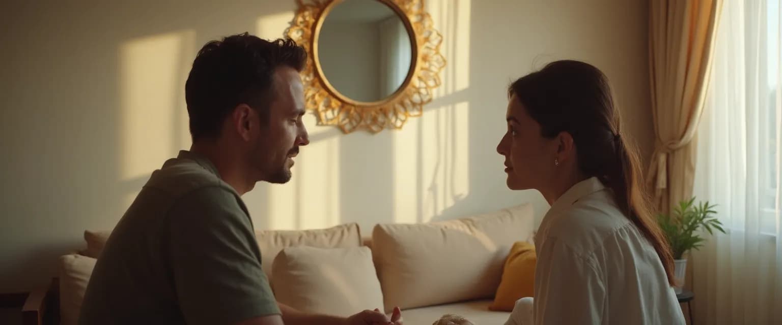 Couple practicing self-awareness exercises to strengthen their relationship