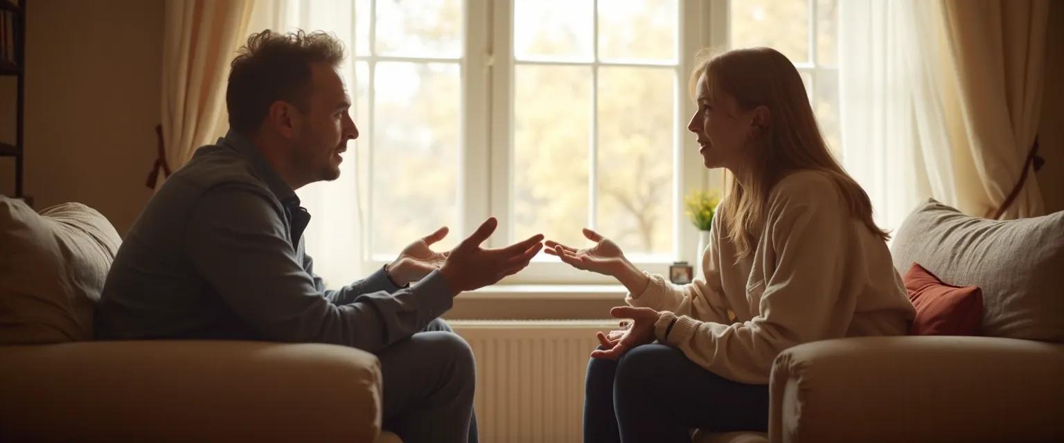 Couple using emotional intelligence for relationships techniques to communicate effectively
