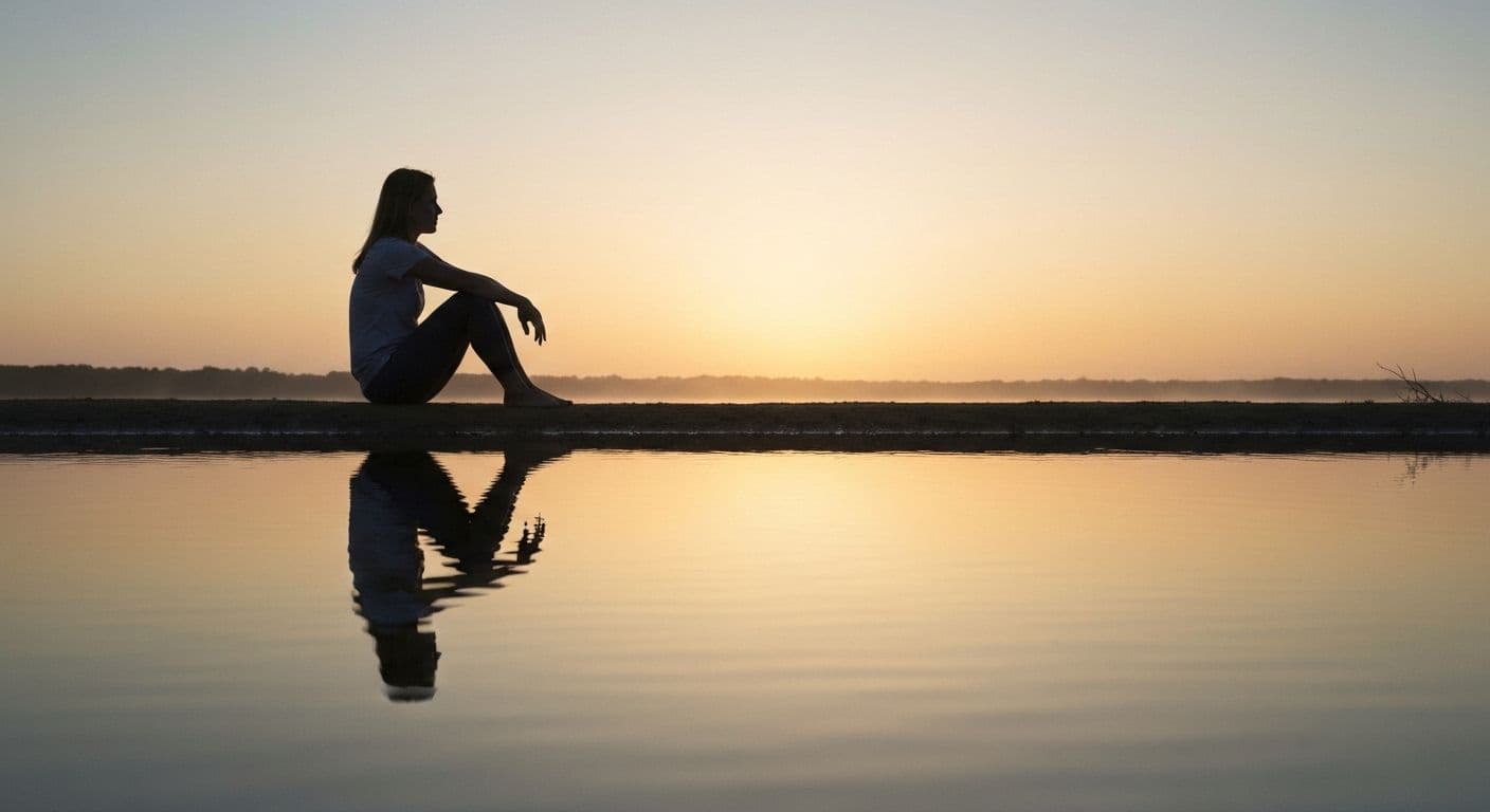 Person reflecting on emotions using SKALA self-awareness framework for personal growth