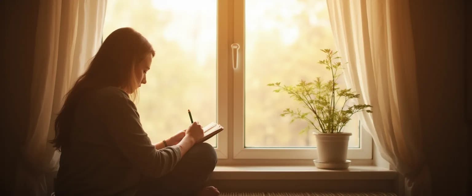 Person practicing Reddit getting over a breakup habits for emotional healing