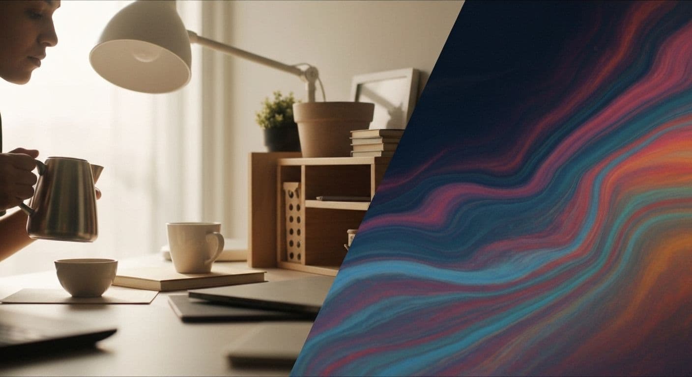 Person reflecting on daily habits for self exploration and self awareness journey