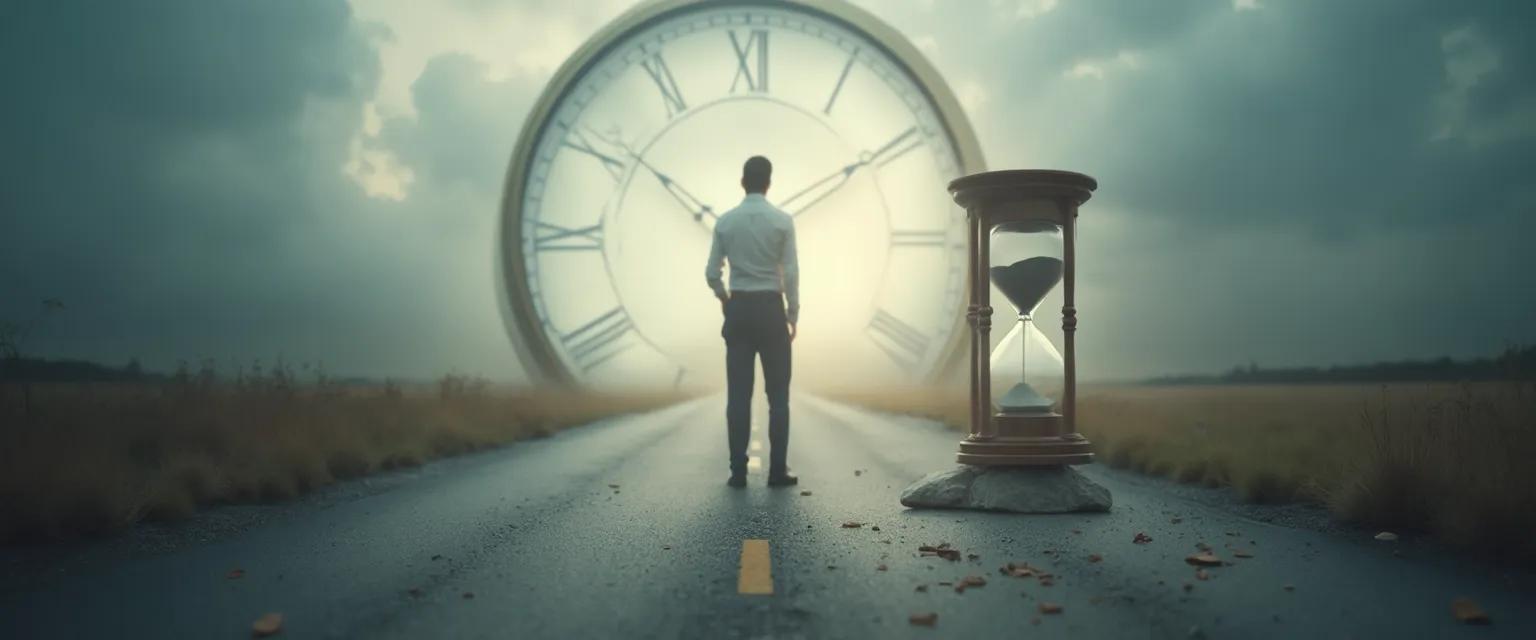 Person contemplating the moral dimensions of procrastination and personal ethics at a desk