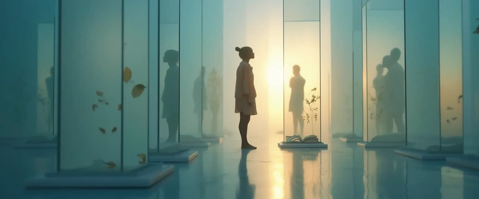 Person practicing daily exercises for showing self-awareness and being open to learning