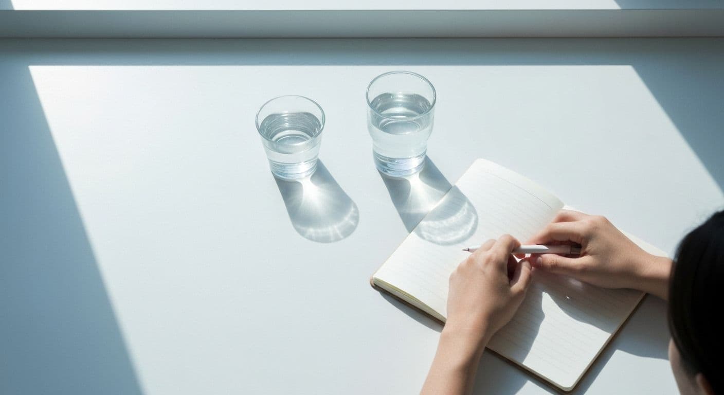 Person practicing quick mental clarity techniques to clear a cluttered mind without using meditation apps