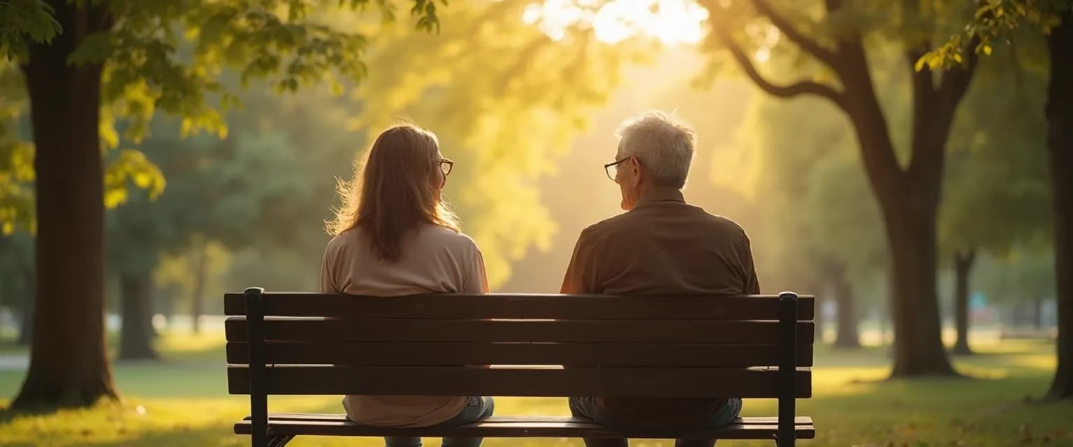 Two people maintaining a healthy relationship after breakup while sitting in a cafe