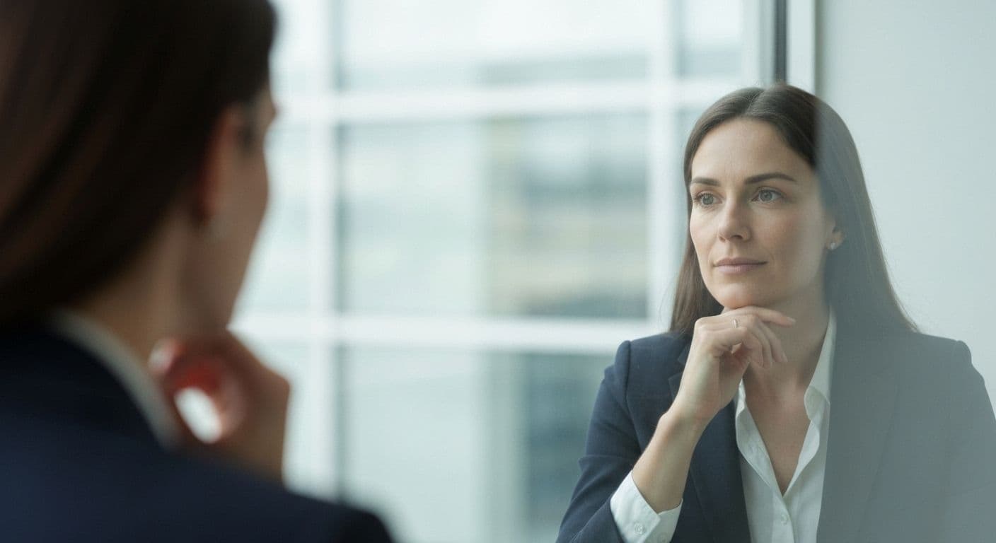 Professional demonstrating having self awareness in workplace leadership and communication