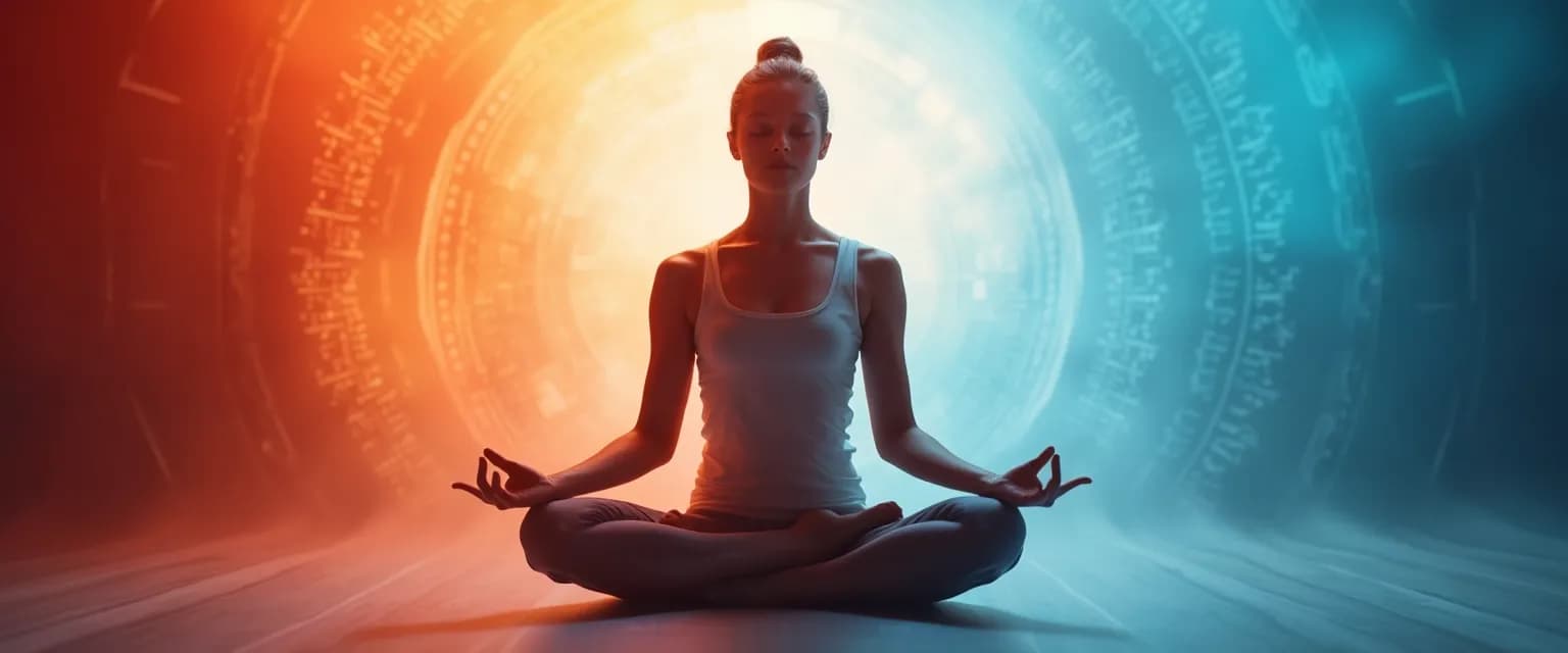 Person practicing one of 8 ways to overcome anger through ancient breathing techniques