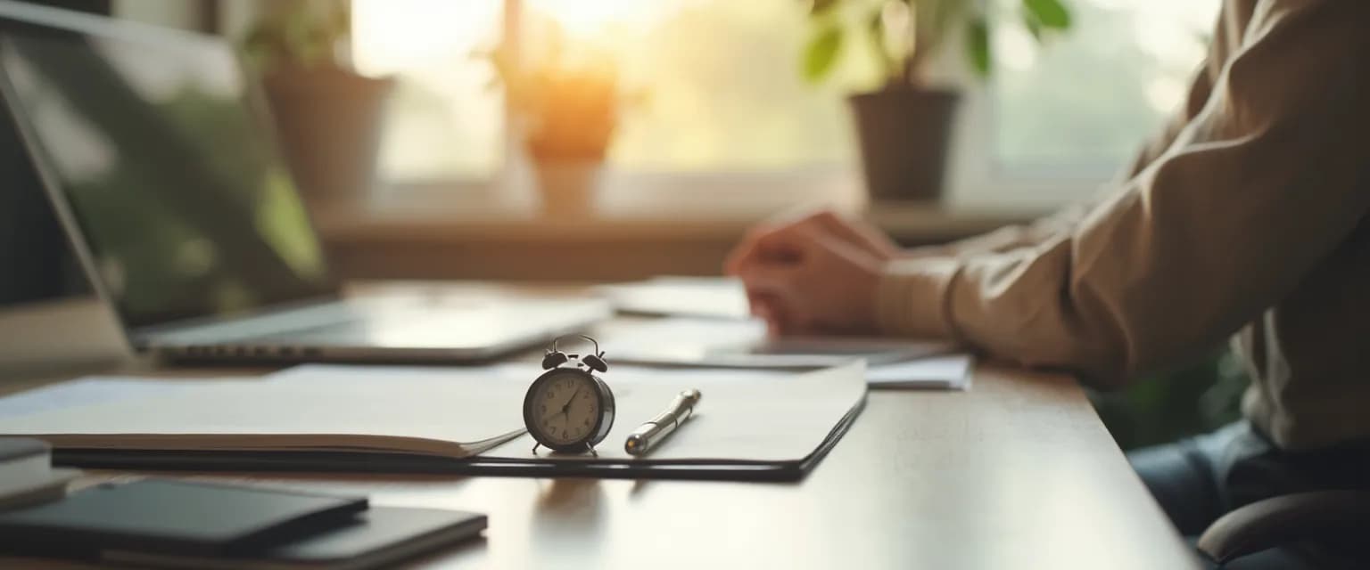 Professional using 5-minute resilience techniques for building resilience in the workplace