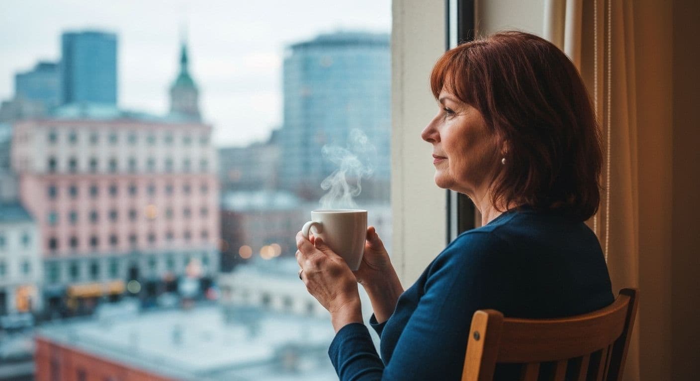 Person sitting in dimly lit room at night experiencing emotional pain, illustrating why heartbreak is so painful during evening hours