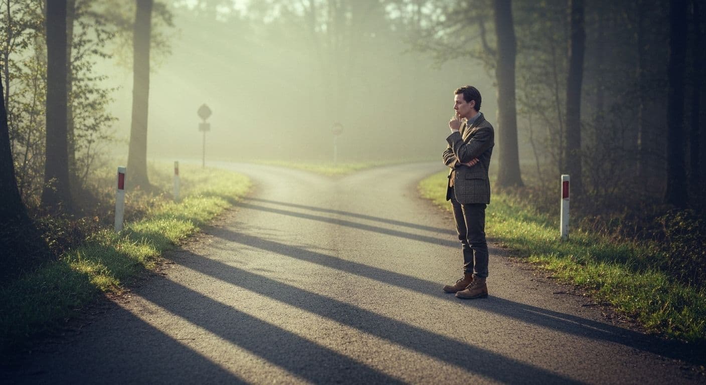 Person reflecting on their emotional journey while recognizing signs of being stuck between heartbreak stages