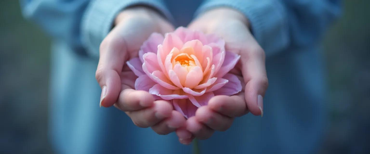 Person practicing self-compassion techniques to heal from bipolar breakup regret