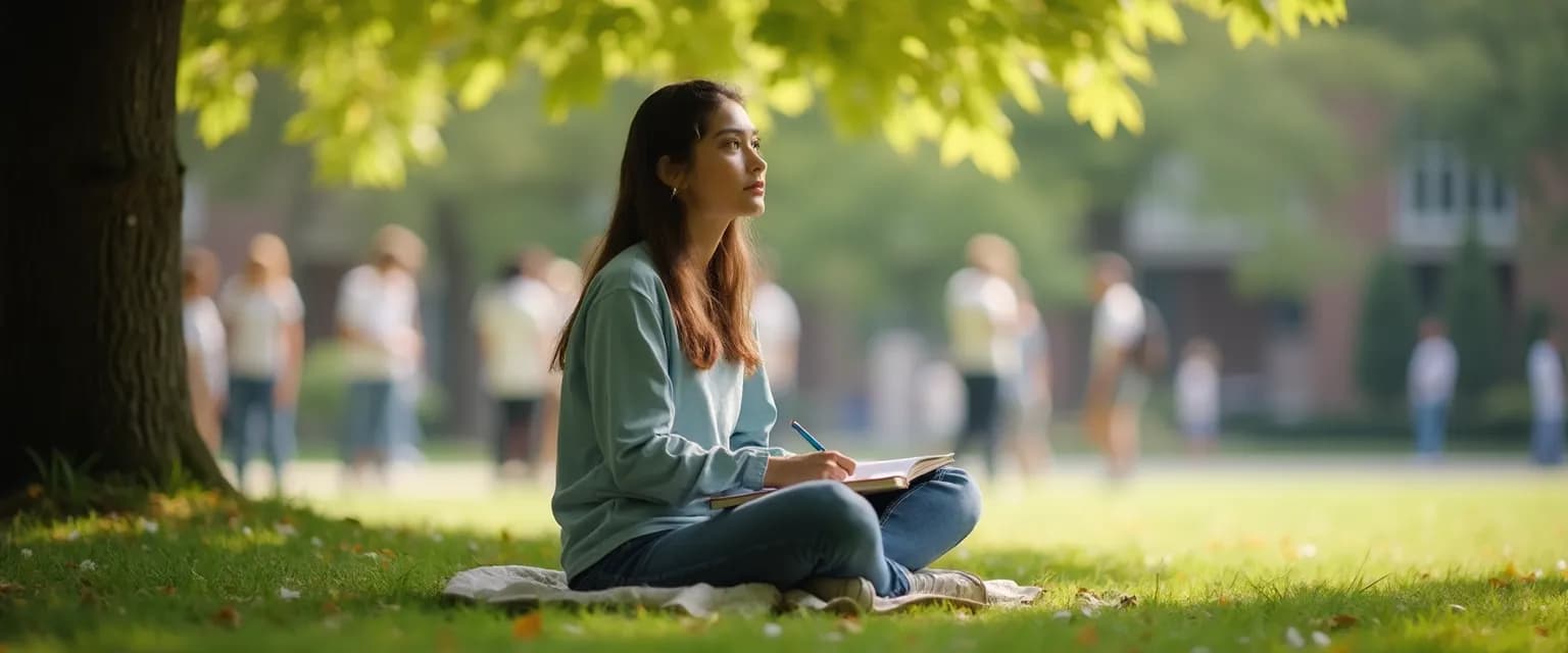 Students practicing NSTP self-awareness techniques during community service activities
