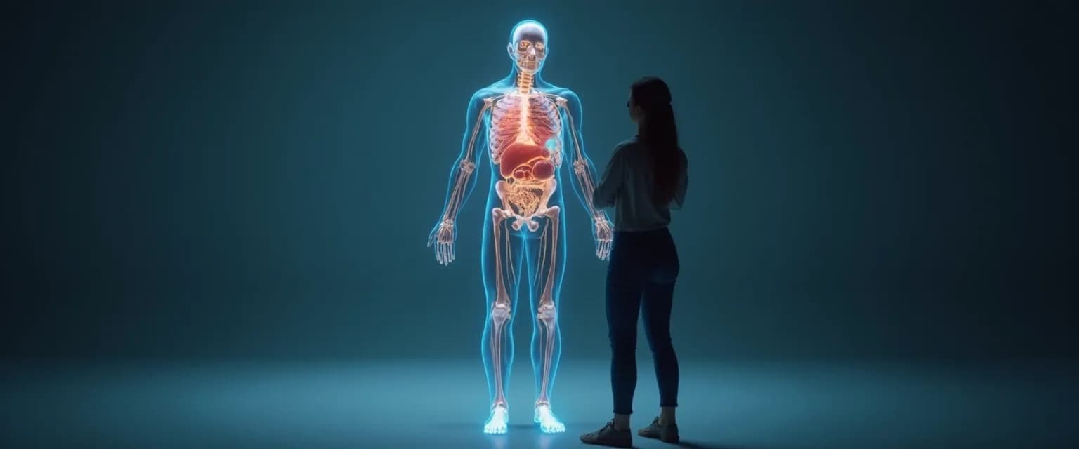 Diagram showing what self-awareness includes with physical and emotional dimensions highlighted
