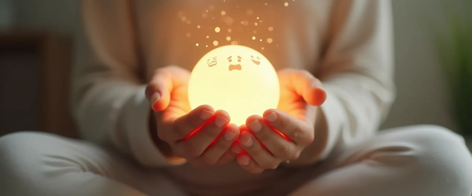 Person practicing daily emotional intelligence coaching exercises at home