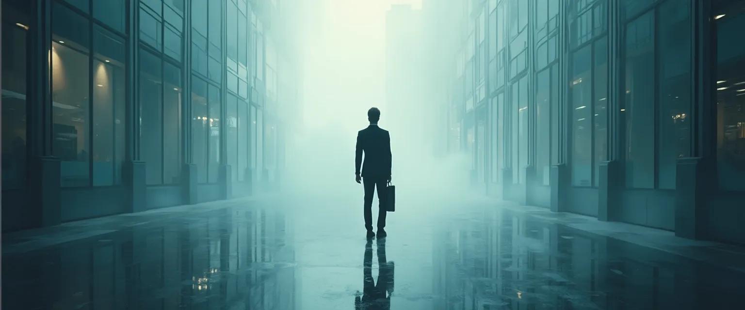 Professional examining examples of self-awareness at work through reflection and feedback