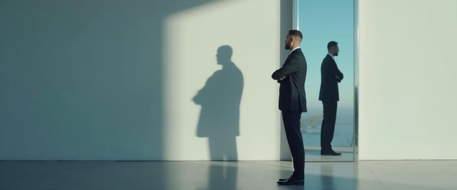 Leader practicing self-awareness and leadership development through team feedback