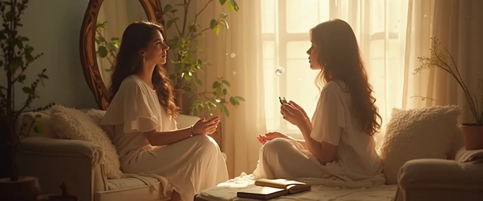 Person practicing daily reflection ritual for strong self-awareness