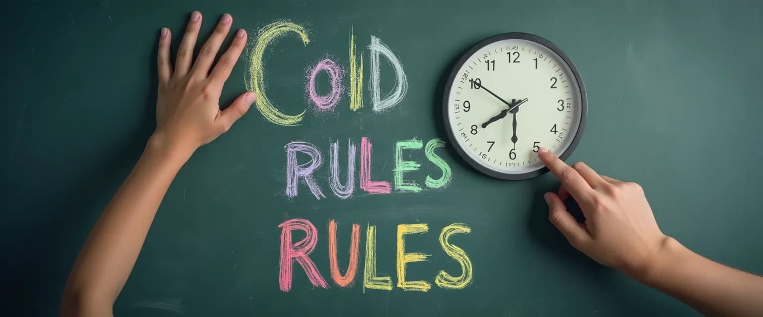 Person breaking free from childhood procrastination patterns and rules