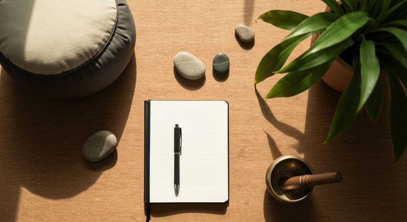 Thoughtfully selected mindfulness gifts including meditation tools and wellness items supporting daily practice