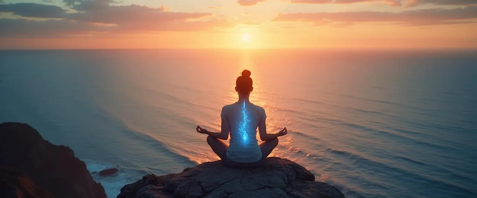 Person practicing anxiety and breathing techniques for immediate stress relief