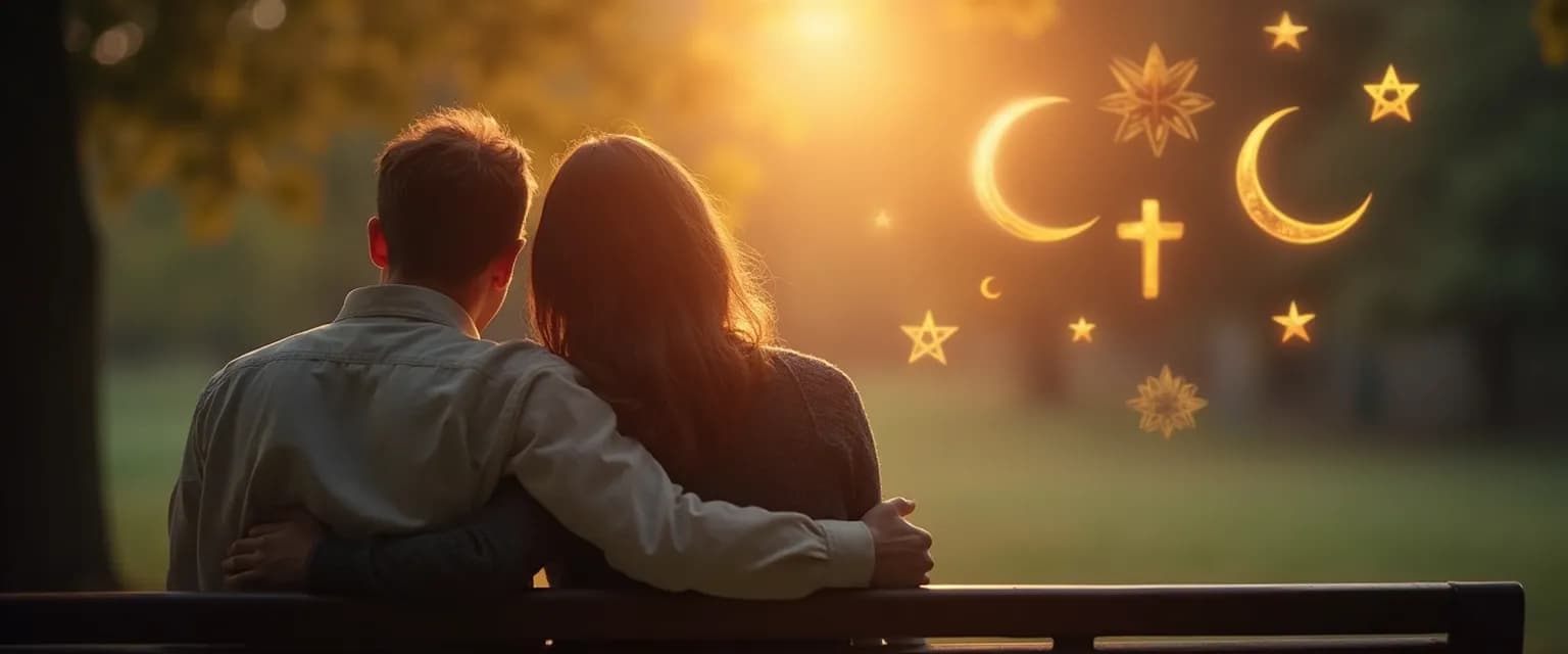 Friends of different faiths supporting someone whose parent is dying