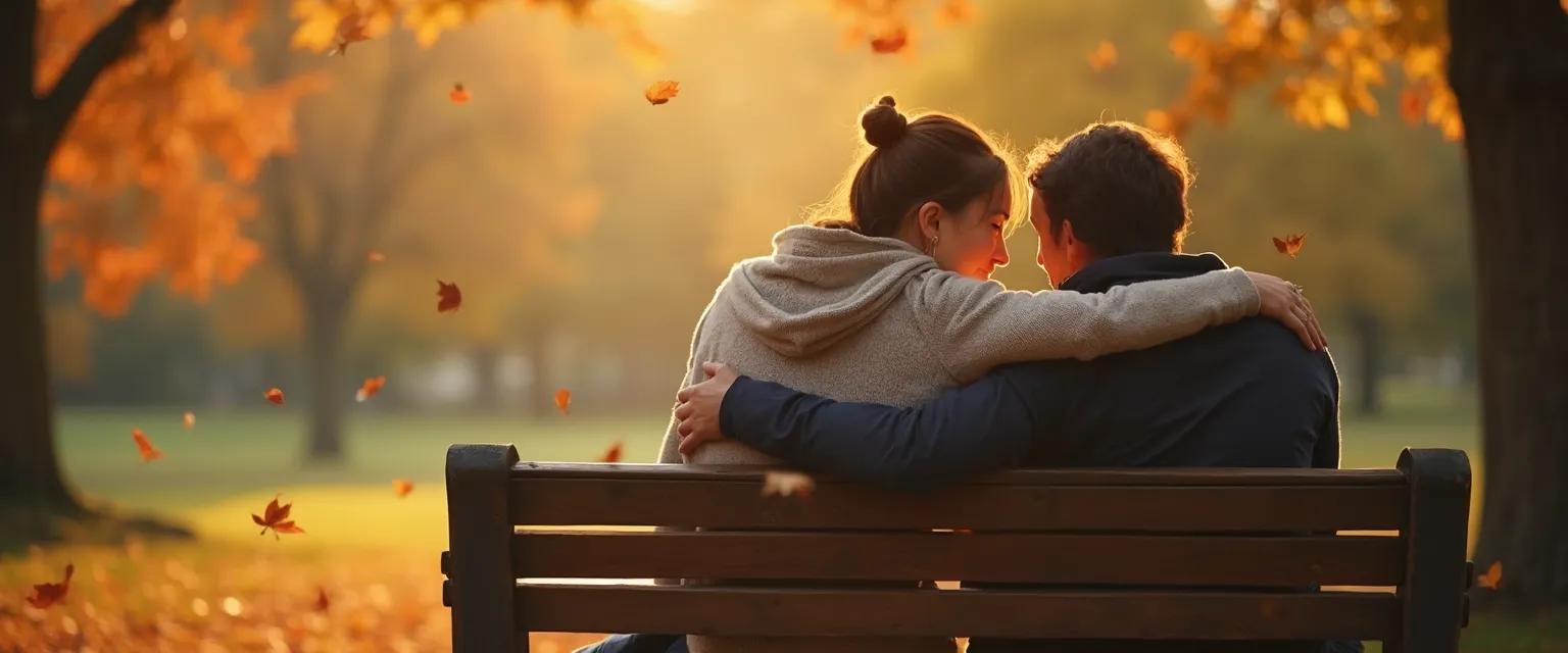 Friend comforting someone who lost a loved one with supportive words and presence