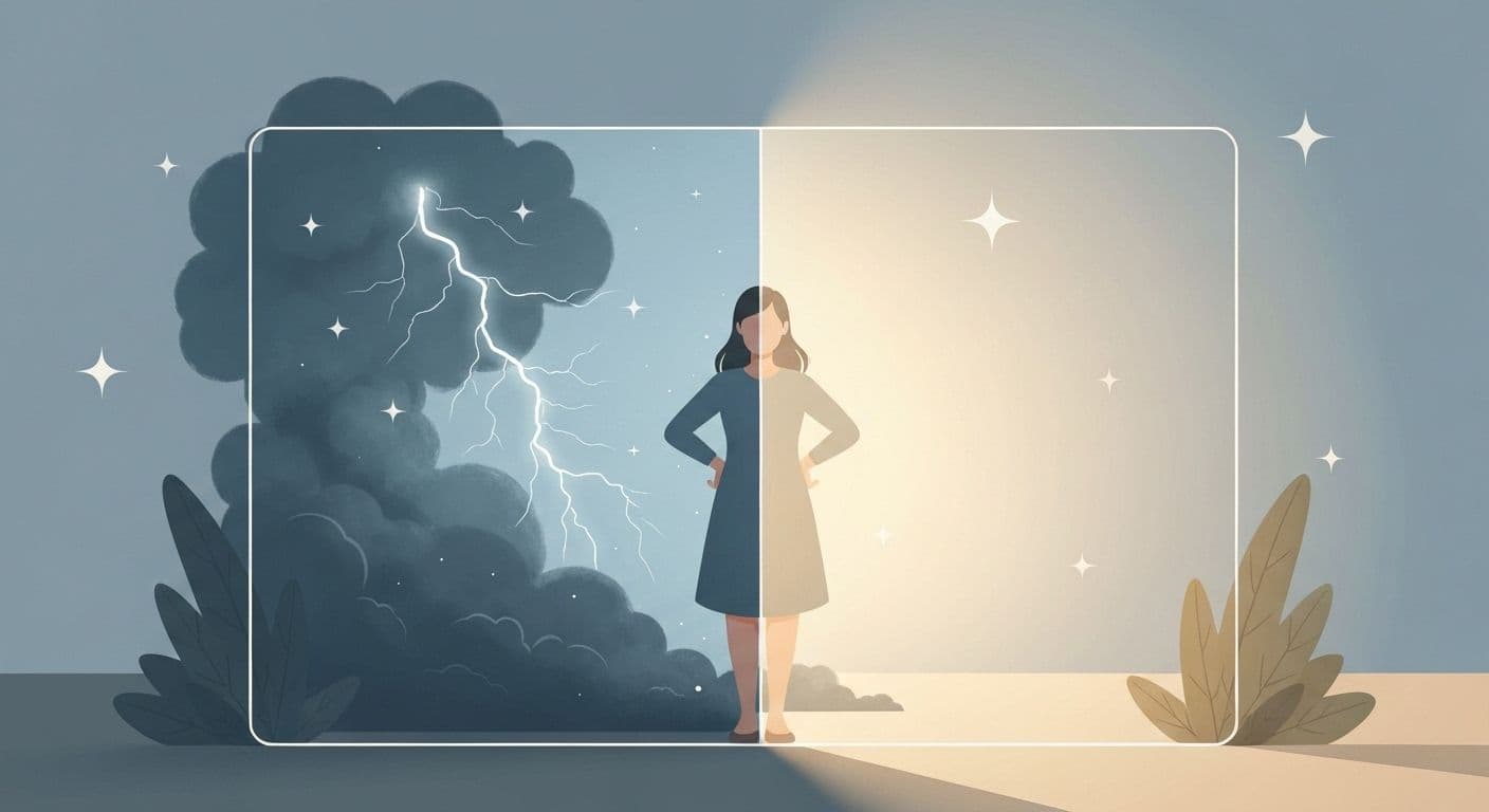 Person creating healthy emotional boundaries for emotional wellness post breakup recovery