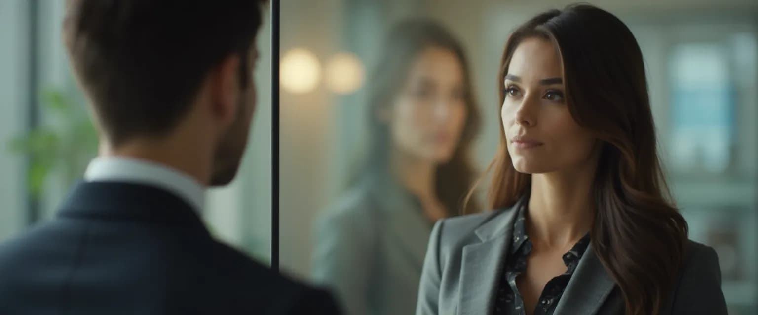 Leader reflecting on the relationship between self-awareness and leadership effectiveness