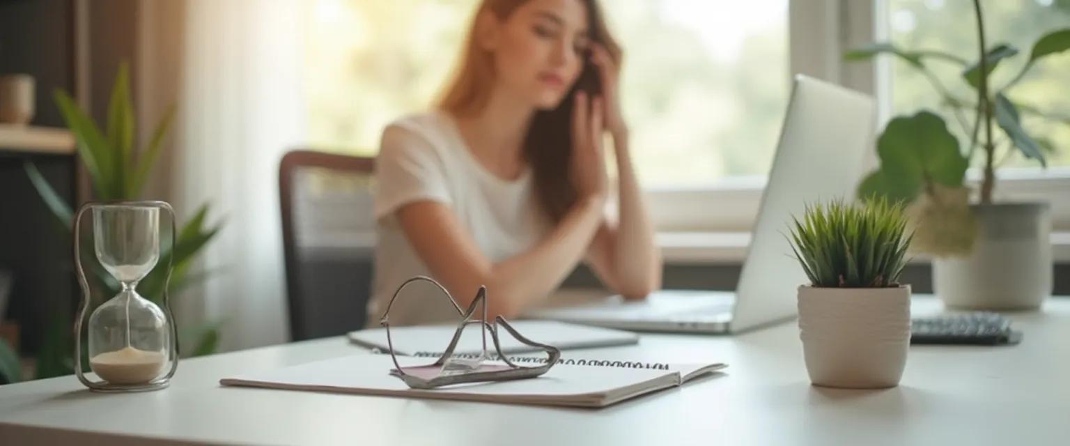 Professional using 5-minute self-awareness techniques at work without disrupting workflow